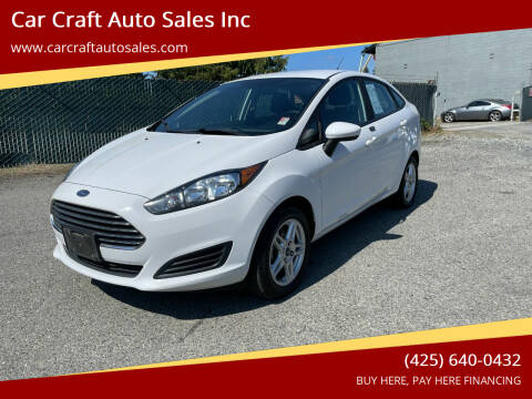 2017 Ford Fiesta for sale at Car Craft Auto Sales Inc in Lynnwood WA