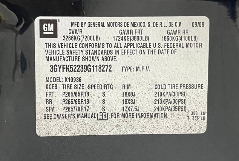 2009 Cadillac Escalade EXT