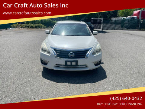 2015 Nissan Altima for sale at Car Craft Auto Sales Inc in Lynnwood WA
