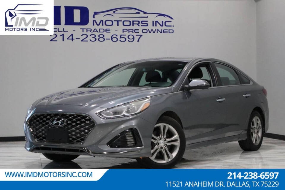 2019 Hyundai SONATA for sale at IMD MOTORS, INC in Dallas, TX