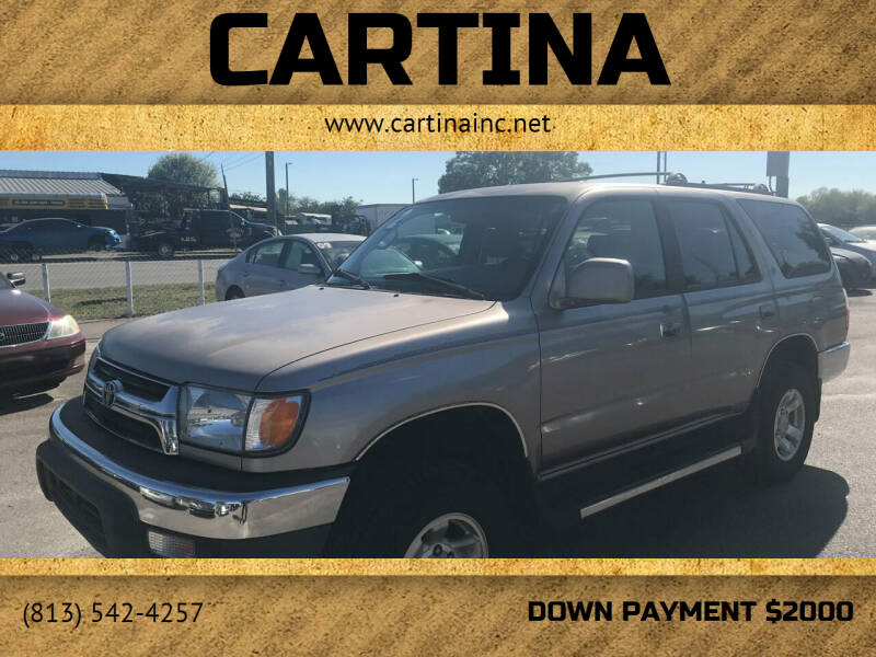 2002 Toyota 4Runner for sale at Cartina in Tampa FL