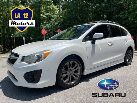 2012 Subaru Impreza for sale at LA 12 Motors in Durham NC