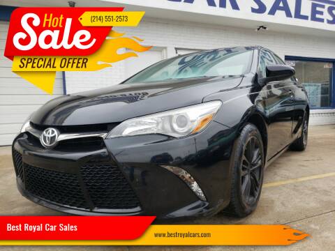2015 Toyota Camry for sale at Best Royal Car Sales in Dallas TX