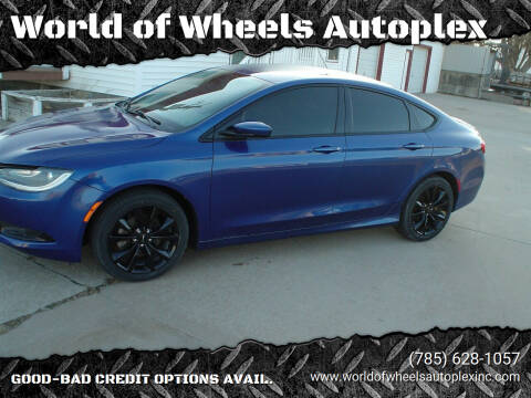 2015 Chrysler 200 for sale at World of Wheels Autoplex in Hays KS