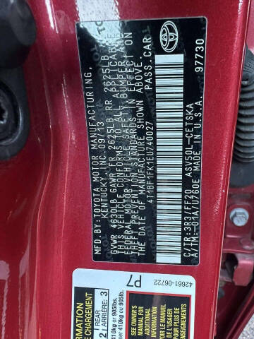 2014 Toyota Camry SE