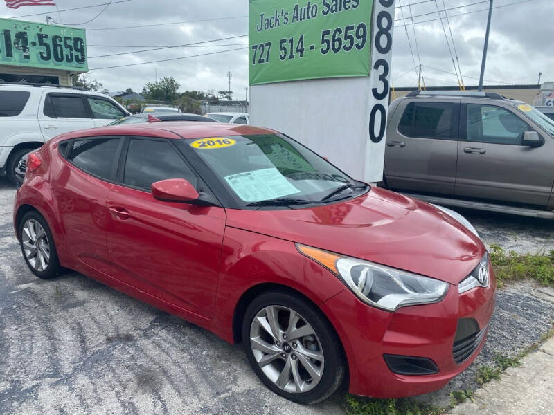 2016 Hyundai Veloster for sale at Jack's Auto Sales in Port Richey FL