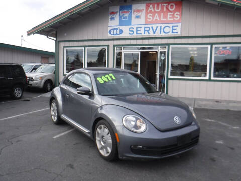2012 Volkswagen Beetle for sale at 777 Auto Sales and Service in Tacoma WA