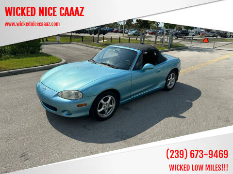 2002 Mazda MX-5 Miata for sale at WICKED NICE CAAAZ in Cape Coral FL
