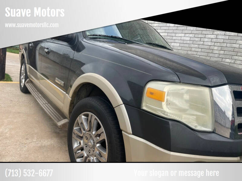 2007 Ford Expedition EL for sale at Suave Motors in Houston TX