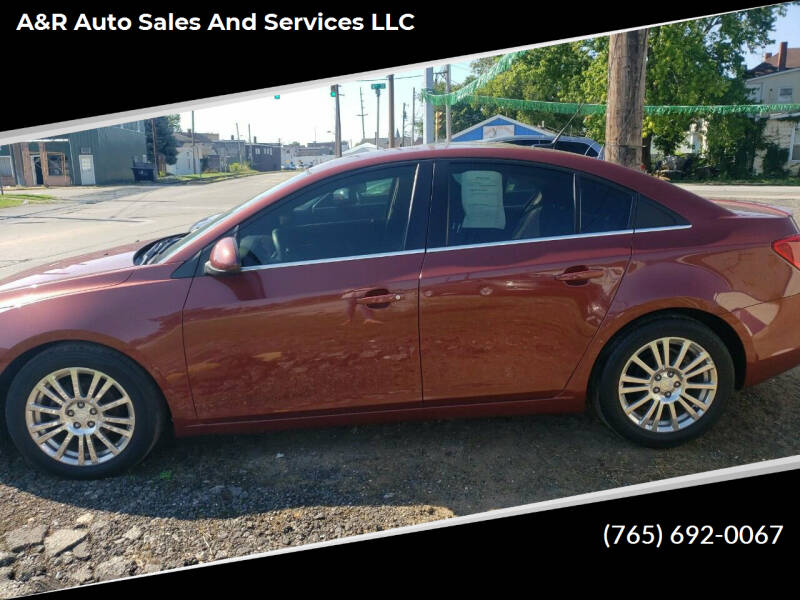 2012 Chevrolet Cruze for sale at A&R Auto Sales and Services LLC in Connersville IN