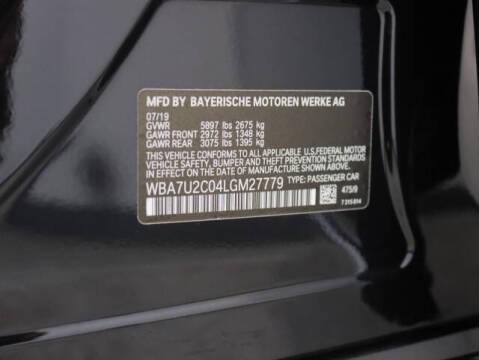 2020 BMW 7 Series 750i xDrive