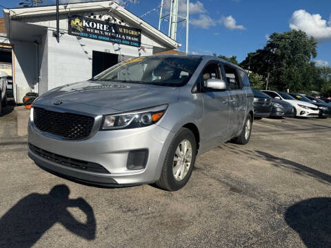 2016 Kia Sedona for sale at Korea Auto Group in Joliet IL