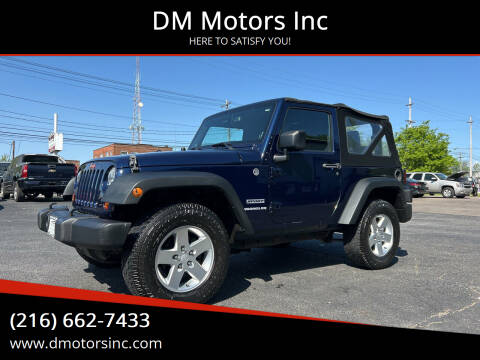 2013 Jeep Wrangler for sale at DM Motors Inc in Maple Heights OH