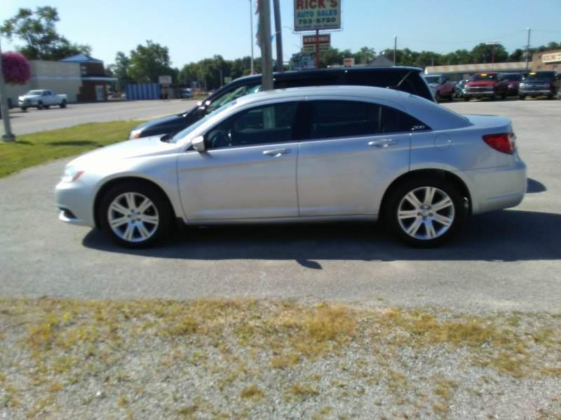 2012 Chrysler 200 for sale at RICK'S AUTO SALES in Logansport IN