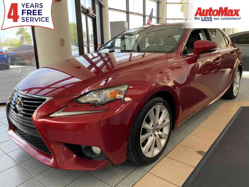 2014 Lexus IS 250 for sale at Auto Max in Hollywood FL