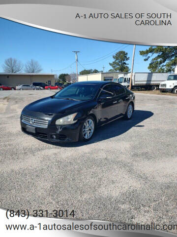 2009 Nissan Maxima for sale at A-1 Auto Sales Of South Carolina in Conway SC