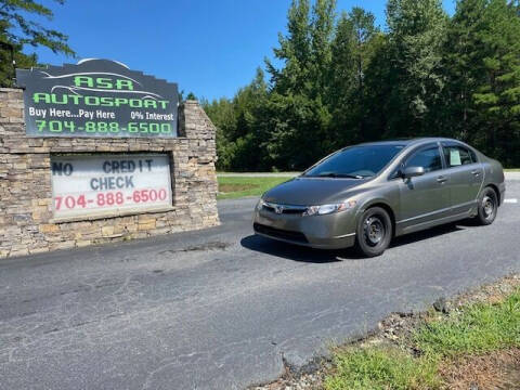 2008 Honda Civic for sale at ASR Autosport Inc. in Midland NC