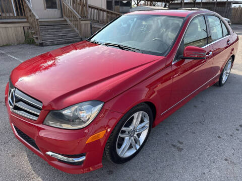 2014 Mercedes-Benz C-Class for sale at OASIS PARK & SELL in Spring TX
