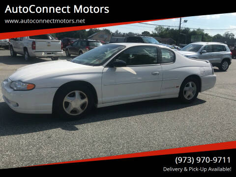 2002 Chevrolet Monte Carlo for sale at AutoConnect Motors in Kenvil NJ