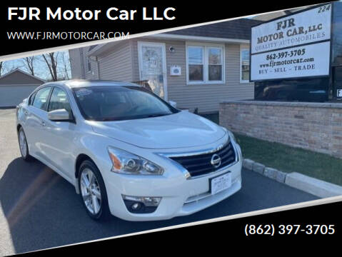 2014 Nissan Altima for sale at FJR Motor Car LLC in Mine Hill NJ