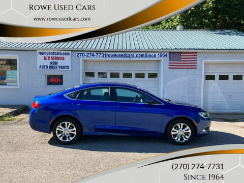 2015 Chrysler 200 for sale at Rowe Used Cars in Beaver Dam KY