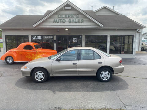 2001 Chevrolet Cavalier for sale at Clarks Auto Sales in Middletown OH