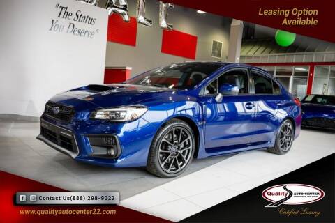 2020 Subaru WRX for sale at Quality Auto Center of Springfield in Springfield NJ