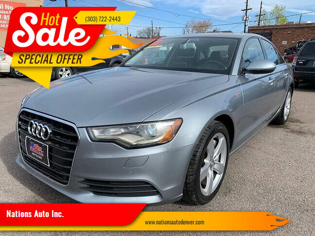 2012 Audi A6 for sale at Nations Auto Inc. in Denver CO