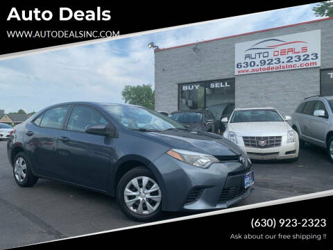 2014 Toyota Corolla for sale at Auto Deals in Roselle IL