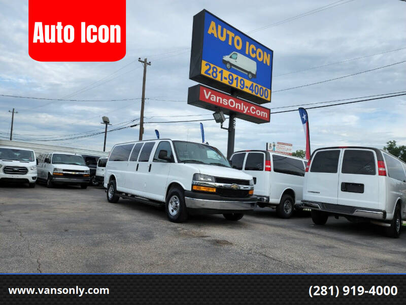 2019 Chevrolet Express Passenger for sale at Auto Icon in Houston TX