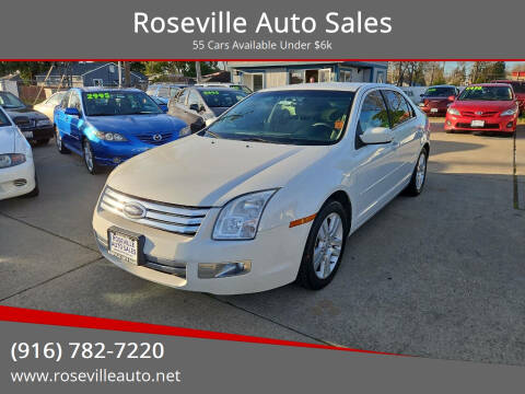 2008 Ford Fusion for sale at Roseville Auto Sales in Roseville CA