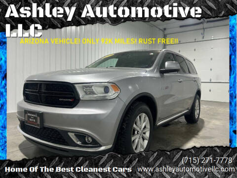 2015 Dodge Durango for sale at Ashley Automotive LLC in Altoona WI
