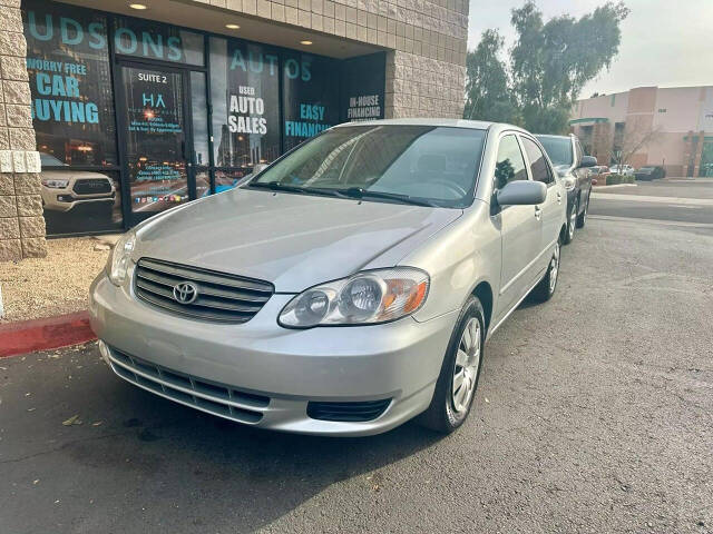 2004 Toyota Corolla for sale at HUDSONS AUTOS in Gilbert, AZ