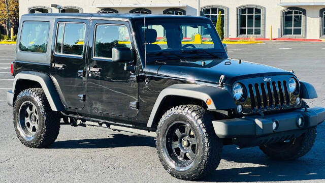 2015 Jeep Wrangler Unlimited for sale at H & B Auto in Fayetteville, AR