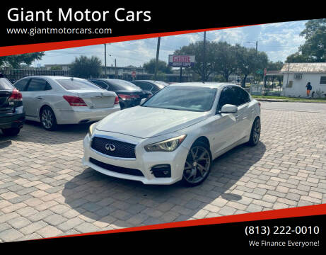 2014 Infiniti Q50 for sale at Giant Motor Cars in Tampa FL