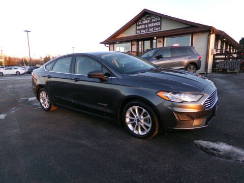 2019 Ford Fusion Hybrid for sale at VELISHEK AUTO SALES in Prior Lake MN