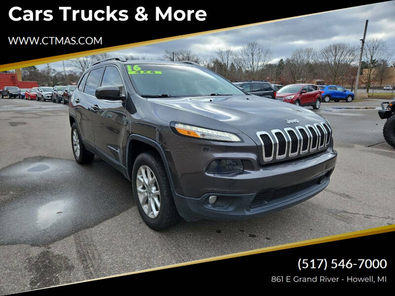 2016 Jeep Cherokee for sale at Cars Trucks & More in Howell MI