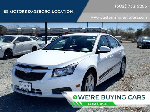 2014 Chevrolet Cruze for sale at ES Motors-DAGSBORO location in Dagsboro DE