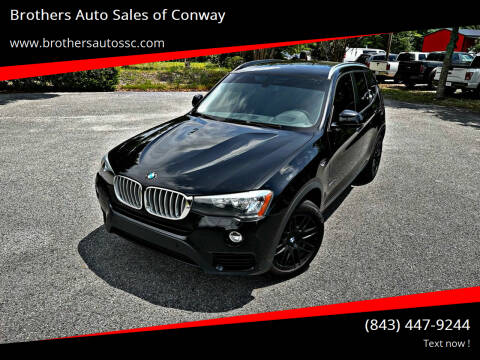 2017 BMW X3 for sale at Brothers Auto Sales of Conway in Conway SC