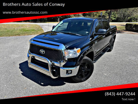 2017 Toyota Tundra for sale at Brothers Auto Sales of Conway in Conway SC