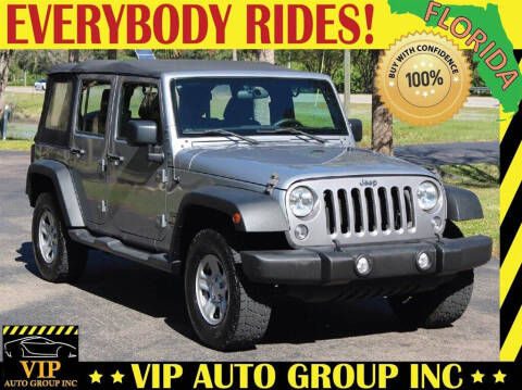 2016 Jeep Wrangler Unlimited for sale at VIP Auto Group in Clearwater FL