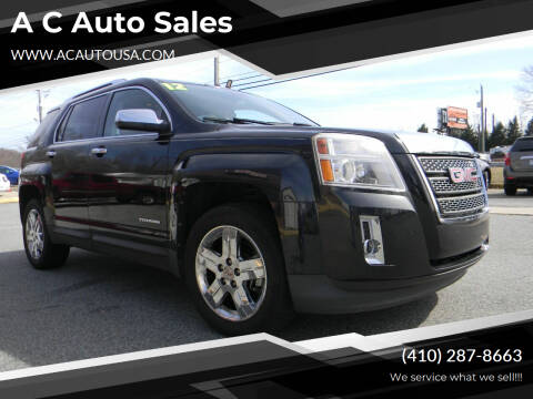 2012 GMC Terrain for sale at A C Auto Sales in Elkton MD