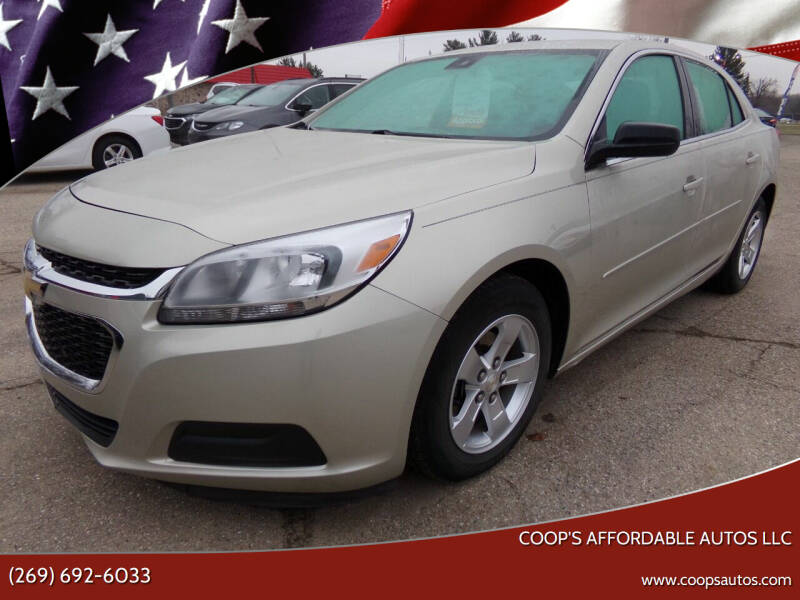 2015 Chevrolet Malibu for sale at COOP'S AFFORDABLE AUTOS LLC in Otsego MI