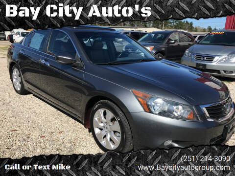 2009 Honda Accord for sale at Bay City Auto's in Mobile AL