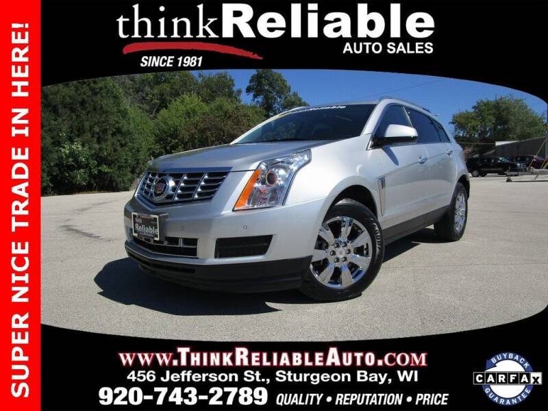 2016 Cadillac SRX for sale at RELIABLE AUTOMOBILE SALES, INC in Sturgeon Bay WI