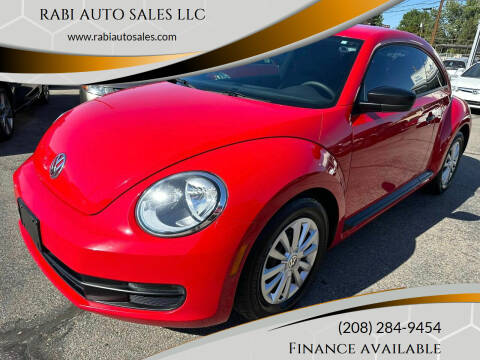 2012 Volkswagen Beetle for sale at RABI AUTO SALES LLC in Garden City ID