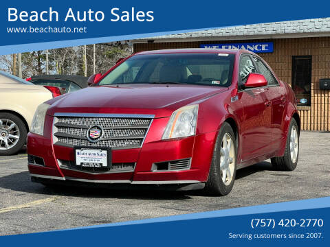 2008 Cadillac CTS for sale at Beach Auto Sales in Virginia Beach VA