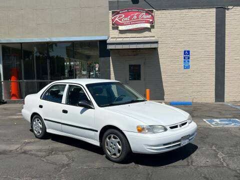 2000 Toyota Corolla for sale at Rent To Own Auto Showroom - Rent To Own Inventory in Modesto CA