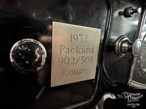 1932 Packard 902 Straight Eight Coupe