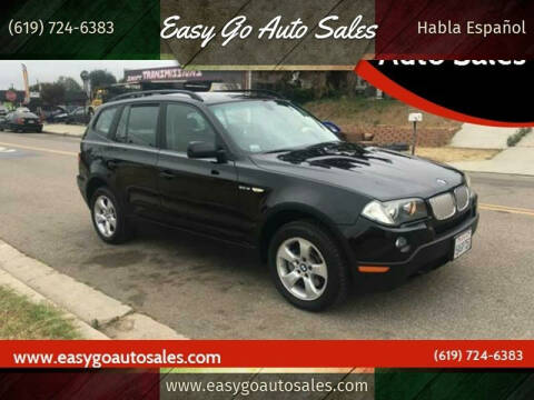 2007 BMW X3 for sale at Easy Go Auto Sales in San Marcos CA